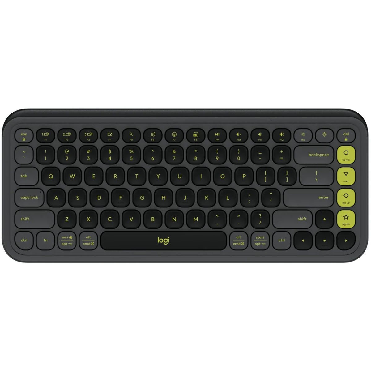 Logitech POP ICON KEYS 無線鍵盤 (美式英文) (潮玩黑)